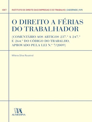 cover image of O Direito a Férias do Trabalhador
